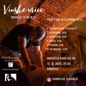 Samo Kupljen, vinske urice