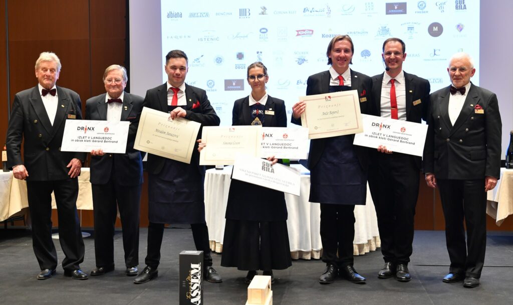Finalisti tekmovanja za Najboljšega Sommelierja Slovenije 2025 (foto: Peter Irman)