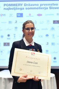 Simona Česen, najboljša sommelierka Slovenije 2025 (foto: Peter Irman)